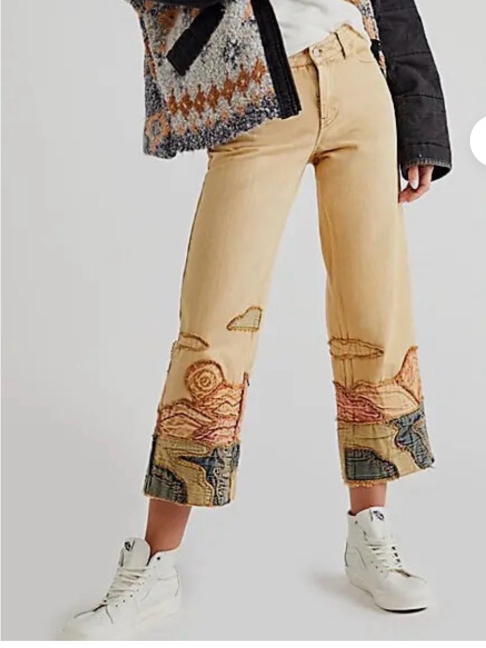 Free People We The Free Golden Vibes Canyon Jeans 29